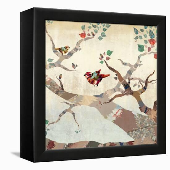 Tweet for Spring II-Anna Polanski-Framed Stretched Canvas