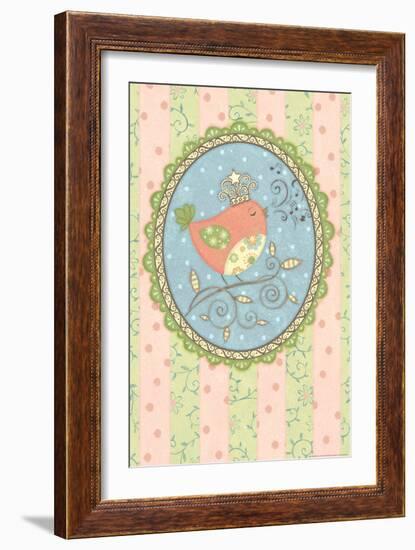 Tweeting Bird-Viv Eisner-Framed Art Print