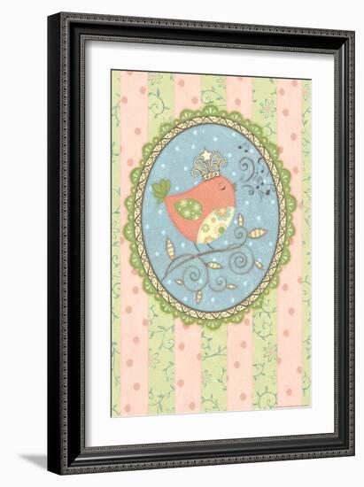 Tweeting Bird-Viv Eisner-Framed Art Print