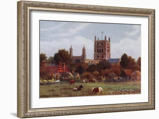Twekesbury Abbey-Alfred Robert Quinton-Framed Giclee Print