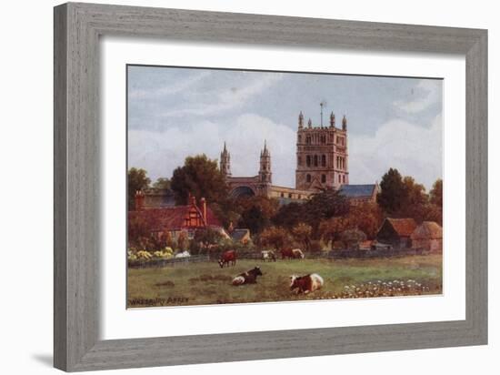 Twekesbury Abbey-Alfred Robert Quinton-Framed Giclee Print