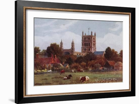 Twekesbury Abbey-Alfred Robert Quinton-Framed Giclee Print