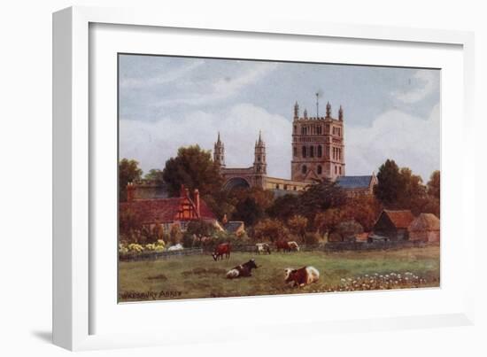 Twekesbury Abbey-Alfred Robert Quinton-Framed Giclee Print