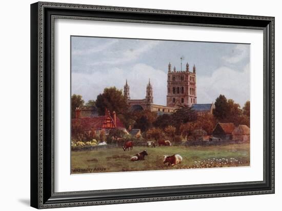 Twekesbury Abbey-Alfred Robert Quinton-Framed Giclee Print