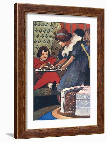 Twelfth Cake-Charles Robinson-Framed Art Print
