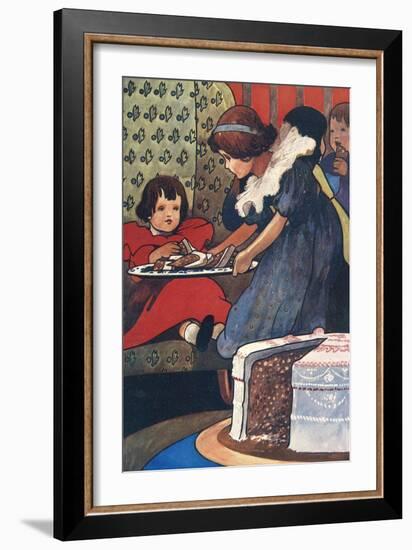 Twelfth Cake-Charles Robinson-Framed Art Print