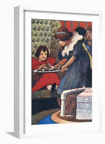 Twelfth Cake-Charles Robinson-Framed Art Print