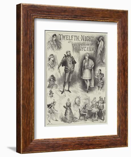 Twelfth Night at the Lyceum-Henry Stephen Ludlow-Framed Giclee Print