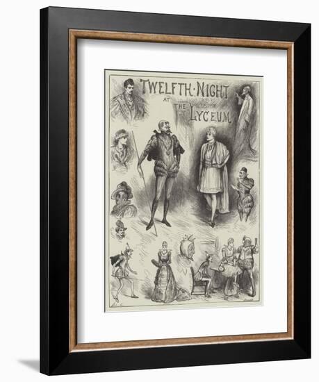 Twelfth Night at the Lyceum-Henry Stephen Ludlow-Framed Giclee Print