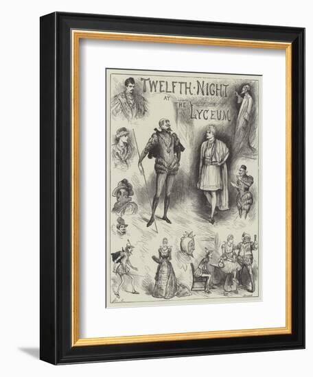 Twelfth Night at the Lyceum-Henry Stephen Ludlow-Framed Giclee Print