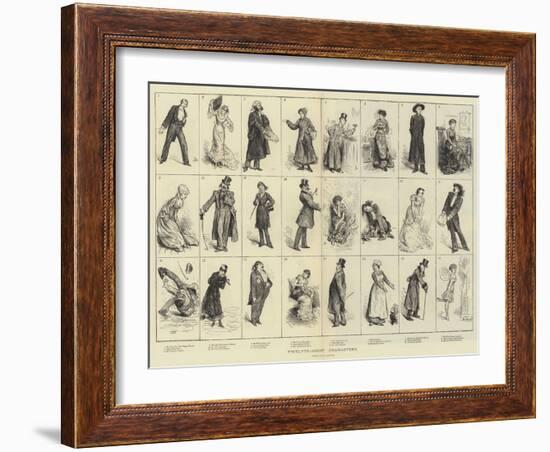 Twelfth-Night Characters-Frederick Barnard-Framed Giclee Print