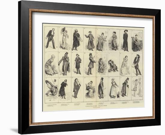 Twelfth-Night Characters-Frederick Barnard-Framed Giclee Print