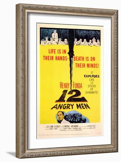 Twelve Angry Men, 1957-null-Framed Art Print