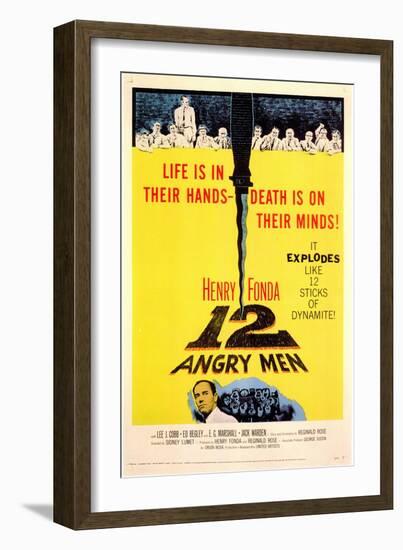 Twelve Angry Men, 1957-null-Framed Art Print