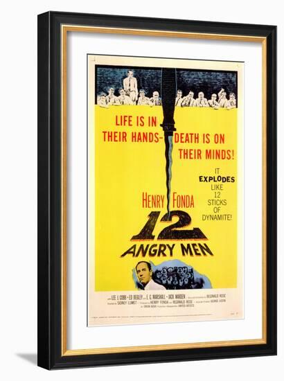 Twelve Angry Men, 1957-null-Framed Art Print