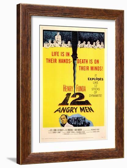 Twelve Angry Men, 1957-null-Framed Premium Giclee Print