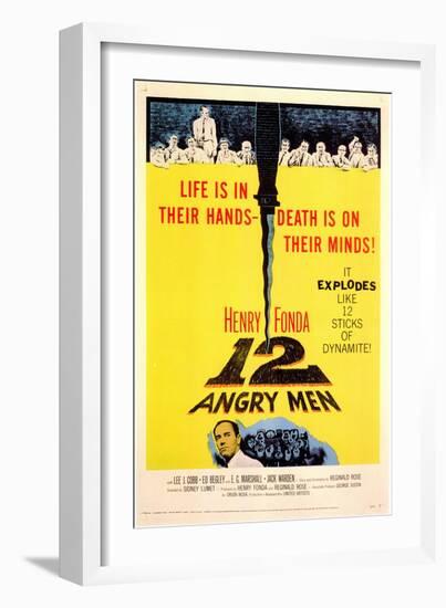 Twelve Angry Men, 1957-null-Framed Premium Giclee Print