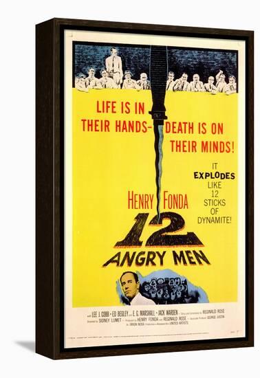 Twelve Angry Men, 1957-null-Framed Stretched Canvas