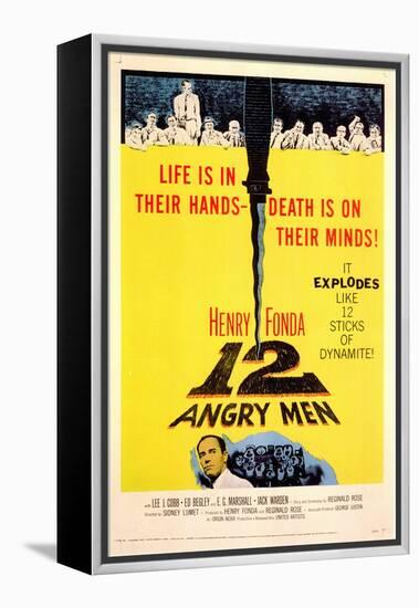 Twelve Angry Men, 1957-null-Framed Stretched Canvas