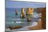 Twelve Apostles Morning at the Sandstone Rock Formations-null-Mounted Photographic Print