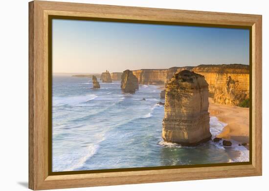 Twelve Apostles, Port Campbell National Park, Great Ocean Road, Victoria, Australia-Ian Trower-Framed Premier Image Canvas