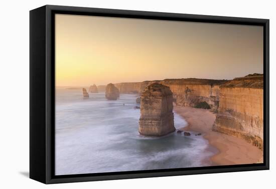 Twelve Apostles, Port Campbell National Park, Great Ocean Road, Victoria, Australia-Ian Trower-Framed Premier Image Canvas