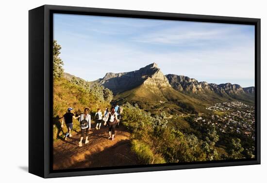 Twelve Apostles, Table Mountain National Park, Cape Town, Western Cape, South Africa, Africa-Christian Kober-Framed Premier Image Canvas