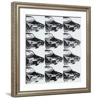 Twelve Cars, 1962-Andy Warhol-Framed Art Print