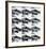 Twelve Cars, 1962-Andy Warhol-Framed Art Print