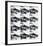 Twelve Cars, 1962-Andy Warhol-Framed Art Print