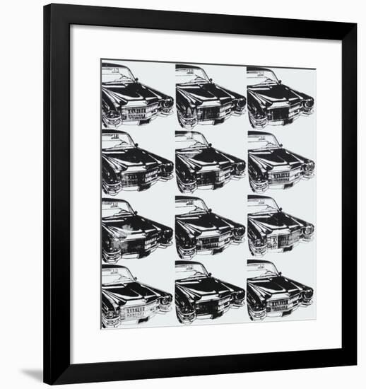 Twelve Cars, 1962-Andy Warhol-Framed Art Print