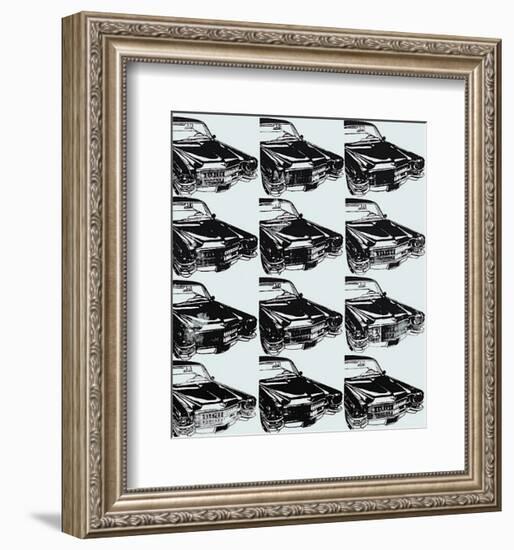 Twelve Cars, 1962-Andy Warhol-Framed Art Print