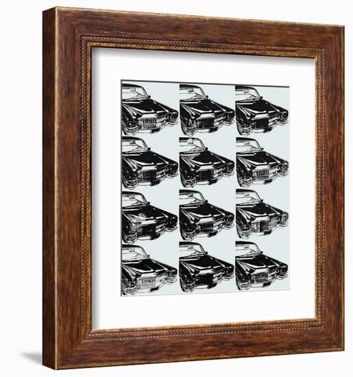 Twelve Cars, 1962-Andy Warhol-Framed Art Print