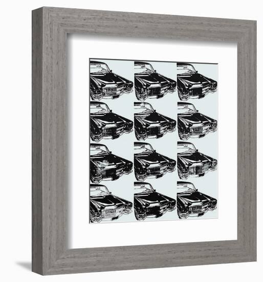 Twelve Cars, 1962-Andy Warhol-Framed Art Print