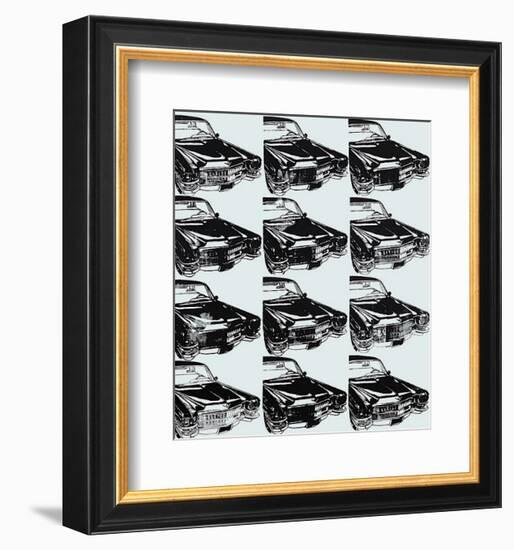 Twelve Cars, 1962-Andy Warhol-Framed Art Print