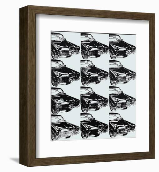 Twelve Cars, 1962-Andy Warhol-Framed Art Print