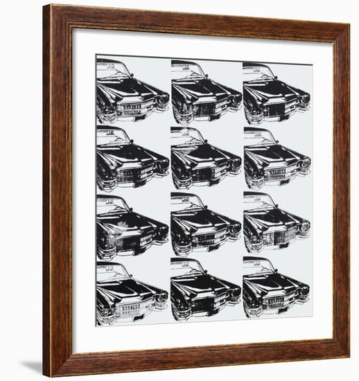 Twelve Cars, 1962-Andy Warhol-Framed Art Print