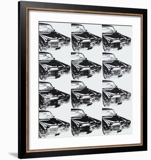 Twelve Cars, 1962-Andy Warhol-Framed Art Print