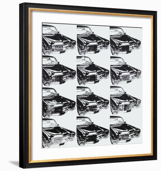 Twelve Cars, 1962-Andy Warhol-Framed Art Print