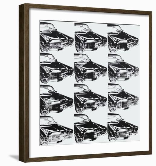 Twelve Cars, 1962-Andy Warhol-Framed Art Print