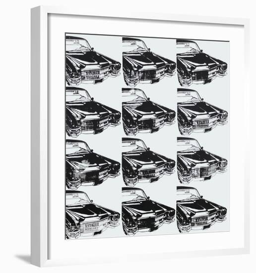 Twelve Cars, 1962-Andy Warhol-Framed Art Print