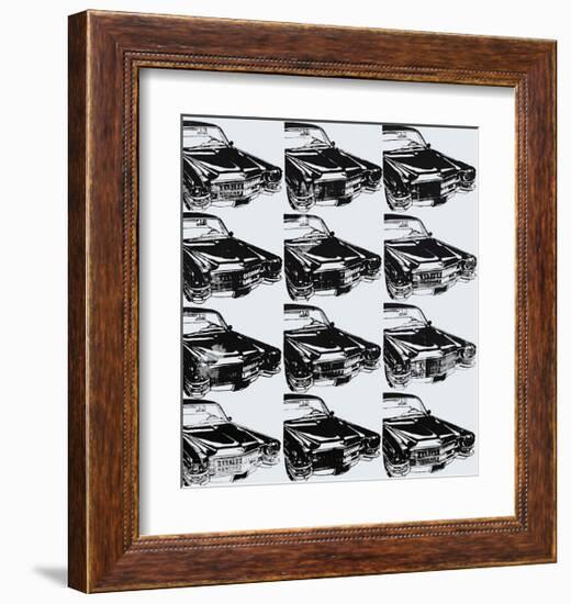 Twelve Cars, c.1962-Andy Warhol-Framed Giclee Print