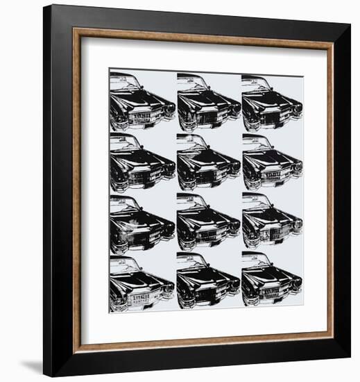 Twelve Cars, c.1962-Andy Warhol-Framed Giclee Print