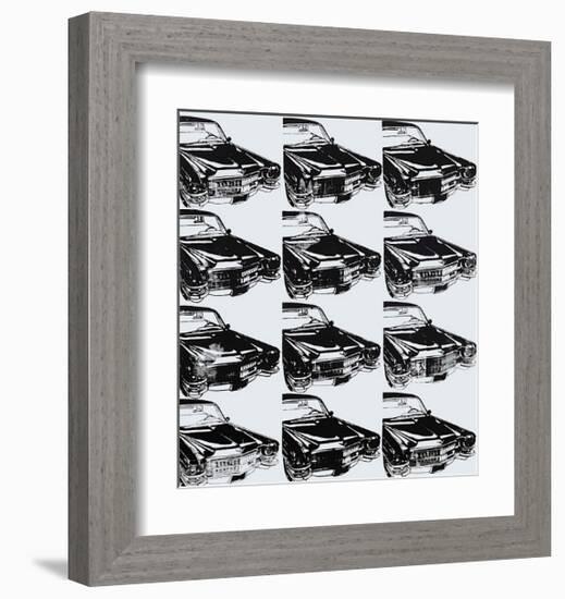 Twelve Cars, c.1962-Andy Warhol-Framed Giclee Print