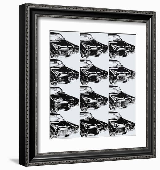 Twelve Cars, c.1962-Andy Warhol-Framed Giclee Print