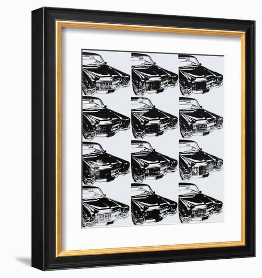 Twelve Cars, c.1962-Andy Warhol-Framed Giclee Print