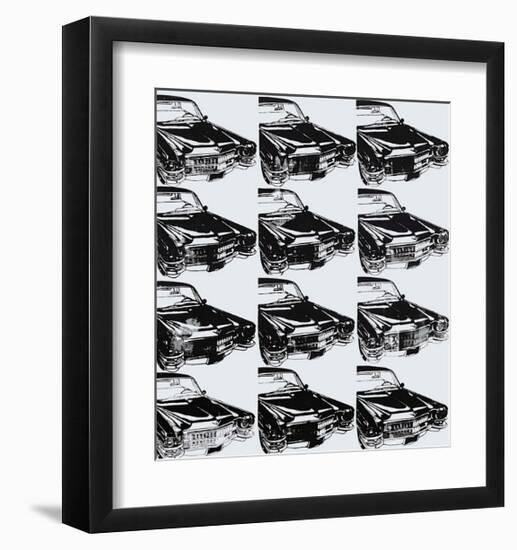 Twelve Cars, c.1962-Andy Warhol-Framed Giclee Print