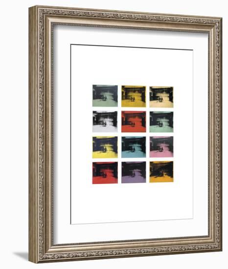 Twelve Electric Chairs, 1964/65-Andy Warhol-Framed Art Print