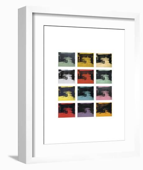 Twelve Electric Chairs, 1964/65-Andy Warhol-Framed Art Print