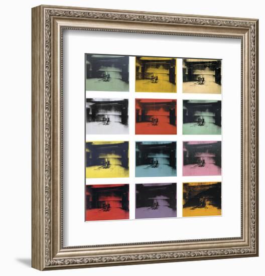 Twelve Electric Chairs, 1964/65-Andy Warhol-Framed Art Print